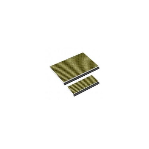 Lot de 2 filtres à charbon actif (36,3 x 25 x 2,9 cm / Filtre secondaire 25,9 x 9 x 2,3 cm) pour hotte Siemens - Bosch - Neff