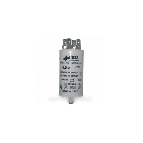 4,5UF-400/450V CONDENSATEUR FIXATION ÉCROU CENTRAL POUR MOTEUR