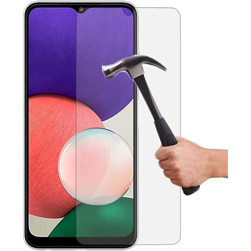 Verre Trempé Compatible Avec Samsung Galaxy A22 5g Lot 2 Pcs Verre Trempé Galaxy A22 5g Film Protection Verre Trempé 9h Force Glass Protège Ecran Ultra Résistant