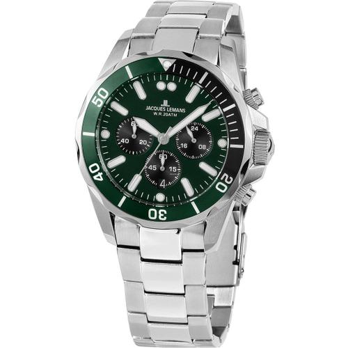 Mens Watch Jacques Lemans 1-2091h, Quartz, 44mm, 20atm