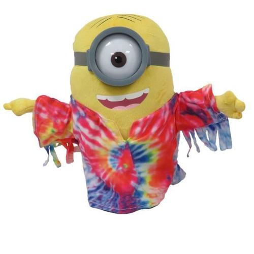 Peluche Minion Hippie 30 Cm - Moi Moche Et Méchant - Jaune - Intérieur - Plush