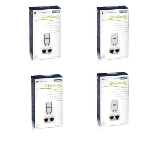 Lot de 4 EcoDecalk mini 100ml Cafetière Expresso (5513295981 DELONGHI SIMAC)