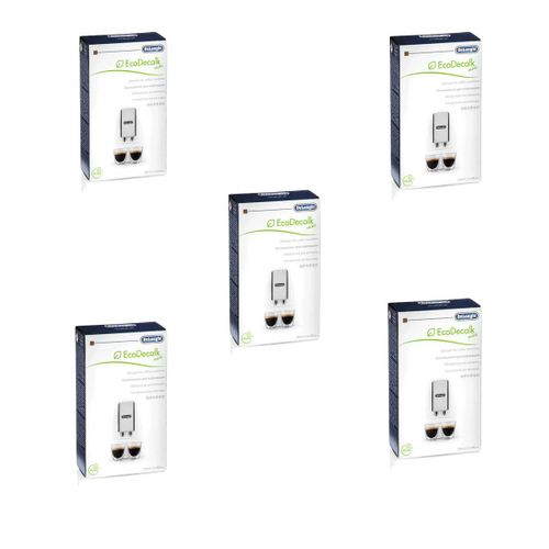Lot de 5 EcoDecalk mini 100ml Cafetière Expresso (5513295981 DELONGHI SIMAC)