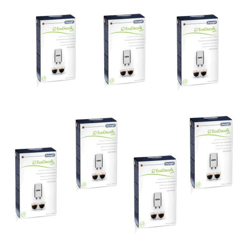 Lot de 7 EcoDecalk mini 100ml Cafetière Expresso (5513295981 DELONGHI SIMAC)