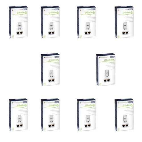 Lot de 10 EcoDecalk mini 100ml Cafetière Expresso (5513295981 DELONGHI SIMAC)