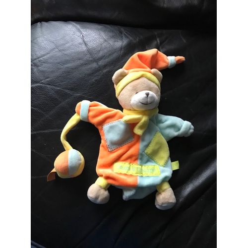 Doudou Marionnette Zouzou L'ours Doudou Et Compagnie Avec Balle