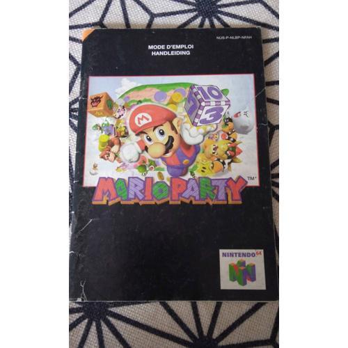 Notice De Jeu Nintendo N64 Original Mario Party