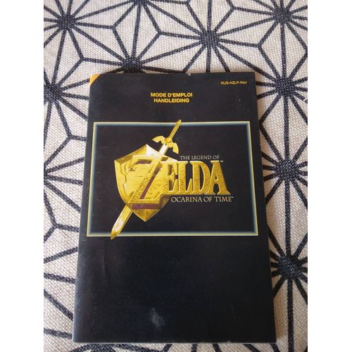 Notice De Jeu Origininale Nintendo N64 Zelda Ocarina Of Tome