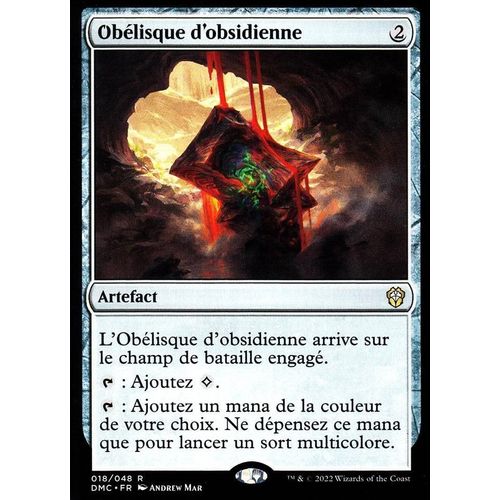 Obélisque D'obsidienne - Magic - Deck Commander Dominaria Uni - R - 18
