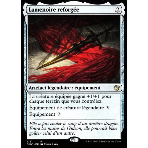 Lamenoire Reforgée - Magic - Deck Commander Dominaria Uni - R - 178