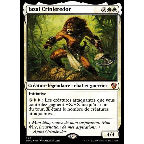 Jazal Crinièredor - Magic - Deck Commander Dominaria Uni - M - 102