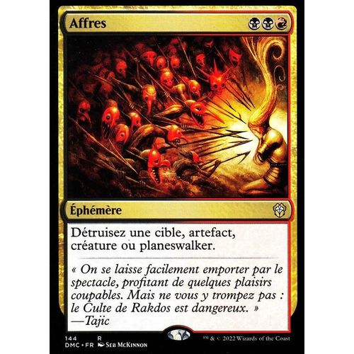 Affres - Magic - Deck Commander Dominaria Uni - R - 144