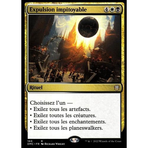Expulsion Impitoyable - Magic - Deck Commander Dominaria Uni - R - 160
