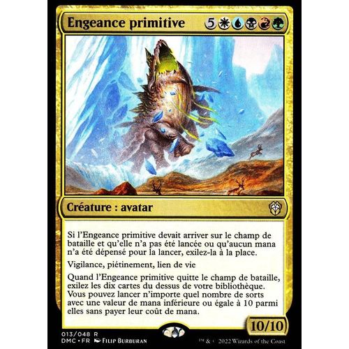 Engeance Primitive - Magic - Deck Commander Dominaria Uni - R - 13