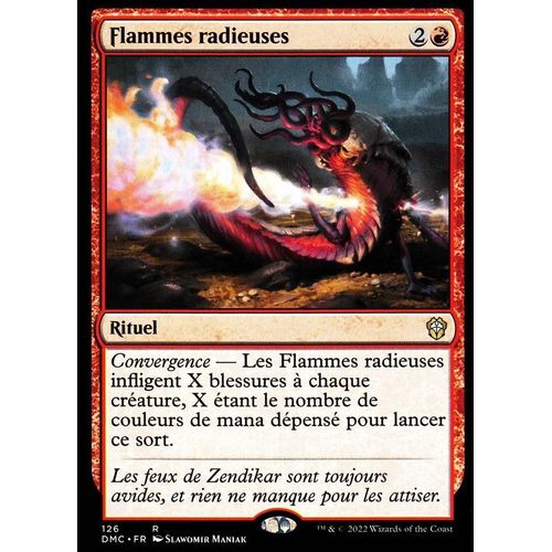 Flammes Radieuses - Magic - Deck Commander Dominaria Uni - R - 126