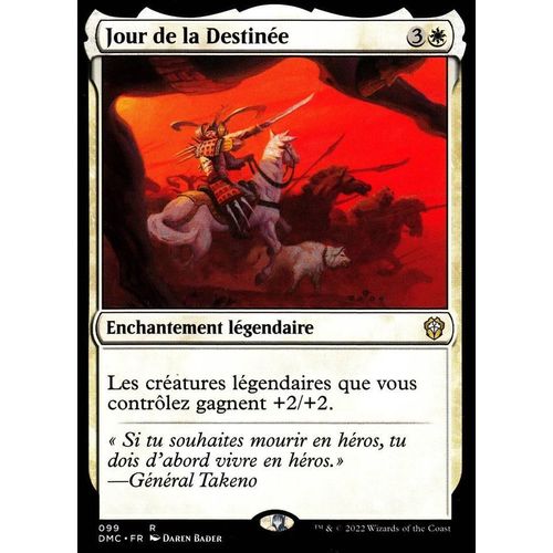 Jour De La Destinée - Magic - Deck Commander Dominaria Uni - R - 99