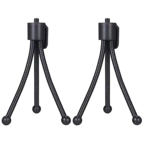 Mini trépied Flexible, support de Webcam Standard, adaptateur de montage à filetage de 1/4 pouces, trépied de voyage Portable parfait pour les caméras cc
