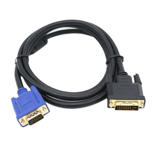 DVI Vers VGA Câble VGA Vers DVI Mâle À Mâle Câble HD