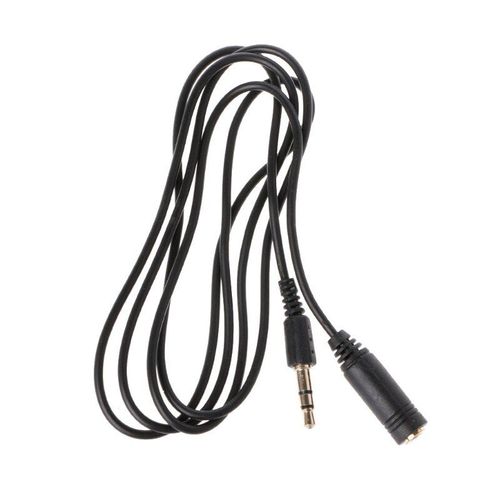 Câble d'extension Jack 3 pôles mâle-femelle 3.5mm, câble Audio stéréo Aux, 1m