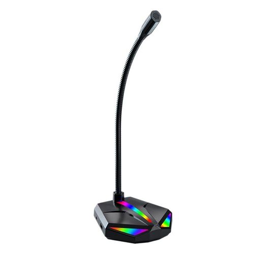 Microphone De Bureau Usb Pour Jeu Rgb, Pour Streaming Youtube, Podcast, Compatible Avec Windows, Mac, Ps4