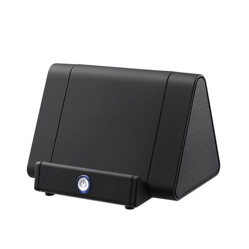 Enceinte Portable à Induction sans fil, haut-parleur à détection automatique, support pour téléphone Portable, Mini boîte de son, capteurs Audio, Super basses