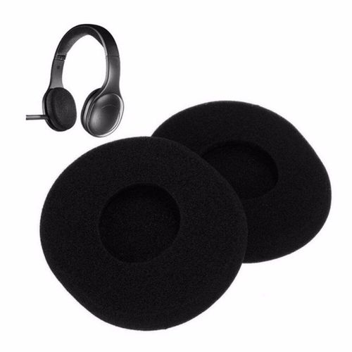 Coussinets d'oreille de remplacement pour casque Logitech H800, 1 ensemble noir, 1 paire