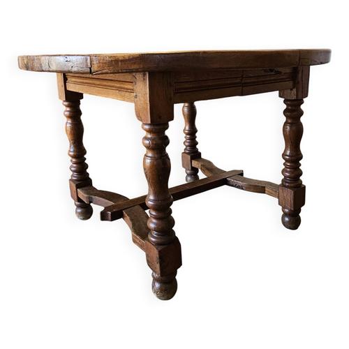 Table Ronde En Chne Bois