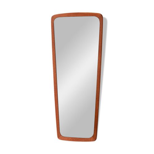 Miroir Forme Libre Teck Scandinave marron