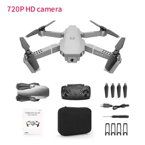 Mini Drone Wlr/C E68 Rc, Wifi, Pression De L'air, Mode De Maintien D'altitude, Quadcopter Pliable, Jouets Pour Enfants, 720p/1080p/4k Rc-Générique