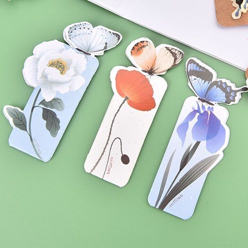 Marque-Pages Papillon 3d Pour Livres, 1 Pièce, Mignon Kawaii, Papeterie Scolaire Et De Bureau, Cadeaux Pour Enseignant, Accessoires De Livres