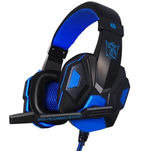 Casque De Jeu Filaire Avec Microphone, Basse Profonde, Écouteurs De Gamer, Pour Xbox One, Ps4, Pc