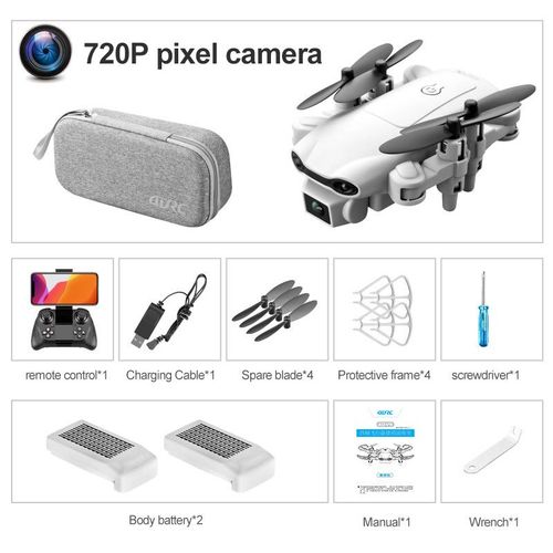 Mini Importateur Professionnel V9",Cam¿¿Ra Grand Angle Hd 4k,1080p,Wifi,Fpv,Cam¿¿Ra Pour Touristes,Recommand¿¿ De Garder Les Drones,"Jouets H¿¿Licopt¿¿Re - Type V9-[720p]-2battery