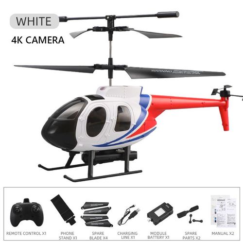 H¿¿Licopt¿¿Re Radiocommand¿¿ Pour Enfants",Avion T¿¿L¿¿Command¿¿,Importateur Radio,Avion Rc Pour D¿¿Butants,Cadeau Pour Enfant,Cam¿¿Ra 4k,"6 Canaux - Type White 4k Camera