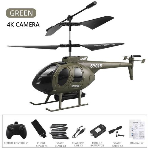 H¿¿Licopt¿¿Re Radiocommand¿¿ Pour Enfants",Avion T¿¿L¿¿Command¿¿,Importateur Radio,Avion Rc Pour D¿¿Butants,Cadeau Pour Enfant,Cam¿¿Ra 4k,"6 Canaux - Type Green 4k Camera