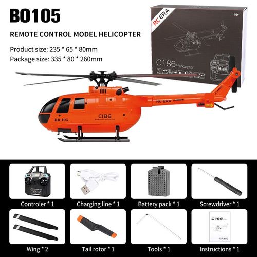 H¿¿Licopt¿¿Re D'aviation T¿¿L¿¿Command¿¿",Mod¿¿Le ¿¿ Quatre Canaux,Avion ¿¿ H¿¿Lice Unique,Simulation Bo105,Importateur Sans Pilote,Jouet Cadeau,"C186 - Type High Standard Rc #A
