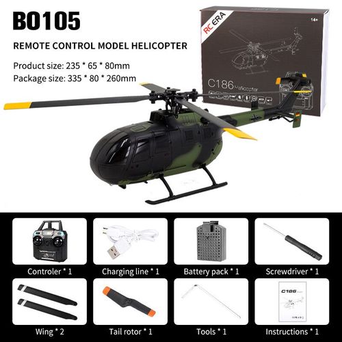H¿¿Licopt¿¿Re D'aviation T¿¿L¿¿Command¿¿",Mod¿¿Le ¿¿ Quatre Canaux,Avion ¿¿ H¿¿Lice Unique,Simulation Bo105,Importateur Sans Pilote,Jouet Cadeau,"C186 - Type High Standard Rc #B