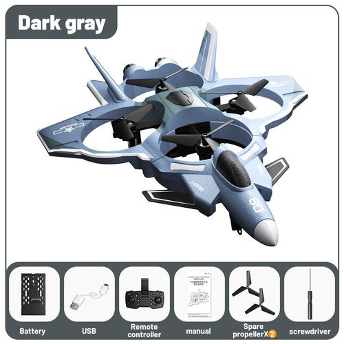 Avion Rc Avec Lancement De Jourle De Cam¿¿Ra Pour Enfants",H¿¿Licopt¿¿Re T¿¿L¿¿Command¿¿,Avion De Chasse,Avion En Mousse Epp,Jouets D'avion,Cadeau,"2.4g Oligairplane - Type Gray