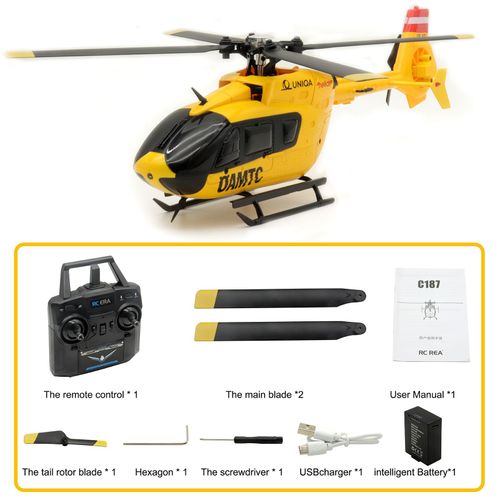 Oamtc-H¿¿Licopt¿¿Re Rc T¿¿L¿¿Command¿¿",Pouvez-Vous Ro De Positionnement ¿¿ Flux Optique,Rc Era C187s,¿¿Chelle Ec135,Avion Stabilis¿¿,"2.4g - Type C187s Yellow