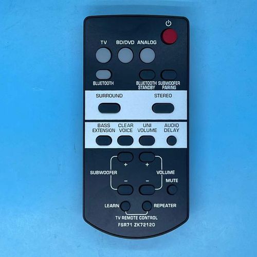 Télécommande YAMAHA Barre de Son FSR50 FSR64 FSR66 FSR78 YAS-106 YAS-108 YAS-207 ATS-1030 ATS-1060 ATS-1070 YAS203 YAS-CU203