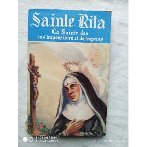 Mgr Louis De Marchi, Sainte Rita, La Sainte Des Cas Impossible Et Désespérés, Apostolat De La Presse, 1954