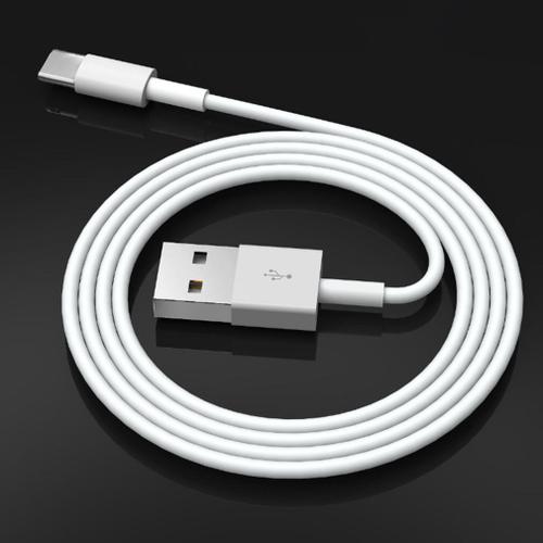 Câble USB blanc de Type C pour recharge rapide, cordon de chargeur blanc pour téléphone Samsung S20 S9 S8 Xiaomi Huawei P30 Pro