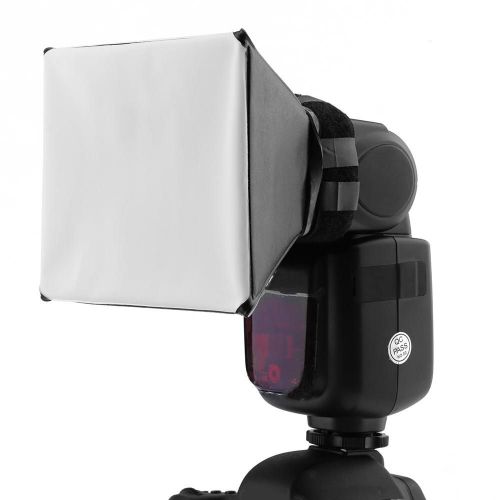 Mini boîte à lumière professionnelle ronde ou carrée, réflecteur de Flash, pour appareil Photo Canon, Nikon, Sony