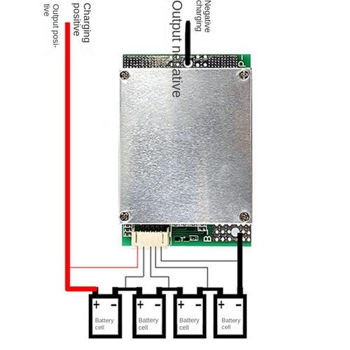 4S Batterie de Phosphate de Fer de Lithium Panneau de Protection Avec Charge Équilibrée Et L'amplification Actuelle 100A Puissance 12V Onduleur