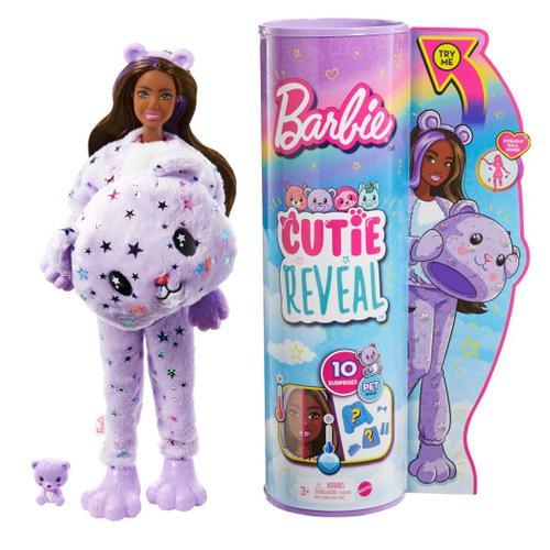 Barbie - Poupée Cutie Reveal Série Fantasy-Costume D'ours En Peluche