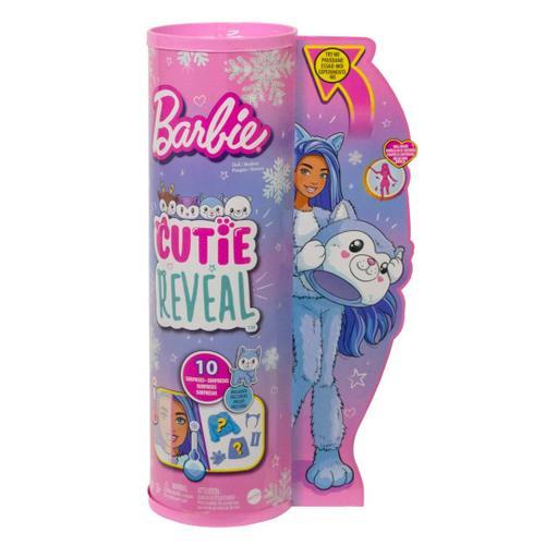 Barbie Cutie Reveal Snowflake Sparkle Avec Costume De Husky Doux