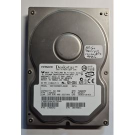 Disque Dur Hitachi 80 Go 3.5" Deskstar HDS722580VLSA80 Sata 8Mo 7200rpm
