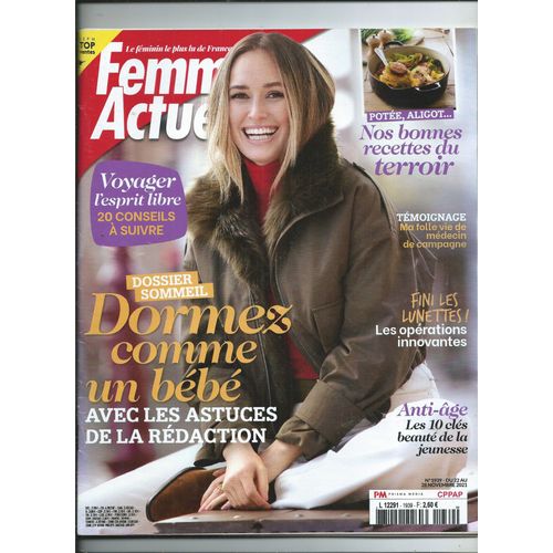 Femme Actuelle 22/11/2021 Mireille Dumas, Grégoire Delacourt