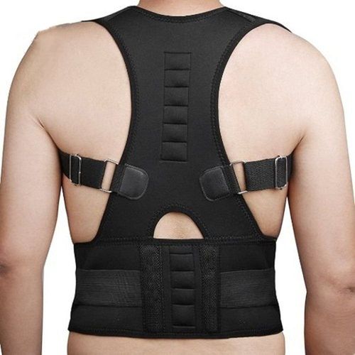 Ajustable Ceinture Posture Correcteur Redresse Dos Épaule Soutien Brace Ceinture Unisexe Hommes Femmes Noir,Xl-Hauteur : 175-195cm