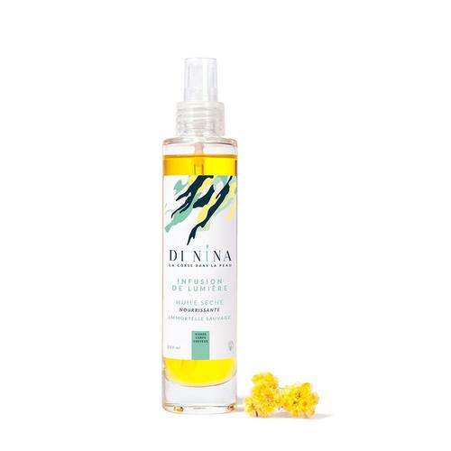 Infusion De Lumière Immortelle - Di Nina La Corse Dans La Peau - Huile Sèche 