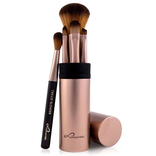 Travel Set - Cappuccino - Luvia Cosmetics - Kit Pinceaux De Voyage 
